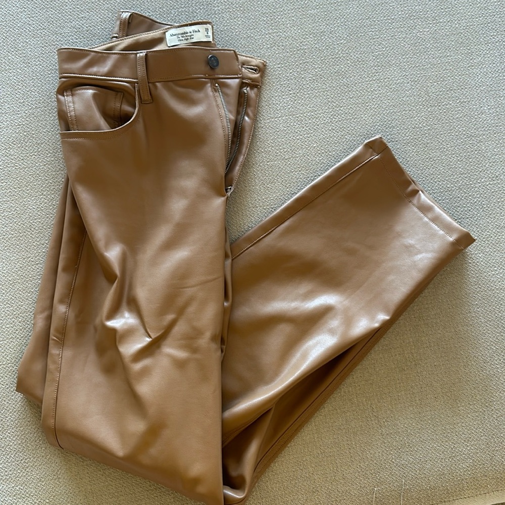 Abercrombie vegan leather pants